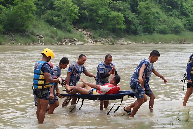 सर्लाहीमा प्रदेश स्तरीय जल उत्पन्न प्रकोप उद्धार अभ्यास सम्पन्न